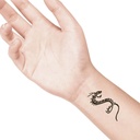 temporary tattoo preview image Giant Dragon, For woman and childeren, skin safe tattoo, Ephemeral Tattoo Stamp for Body and Arm, Water Resistant