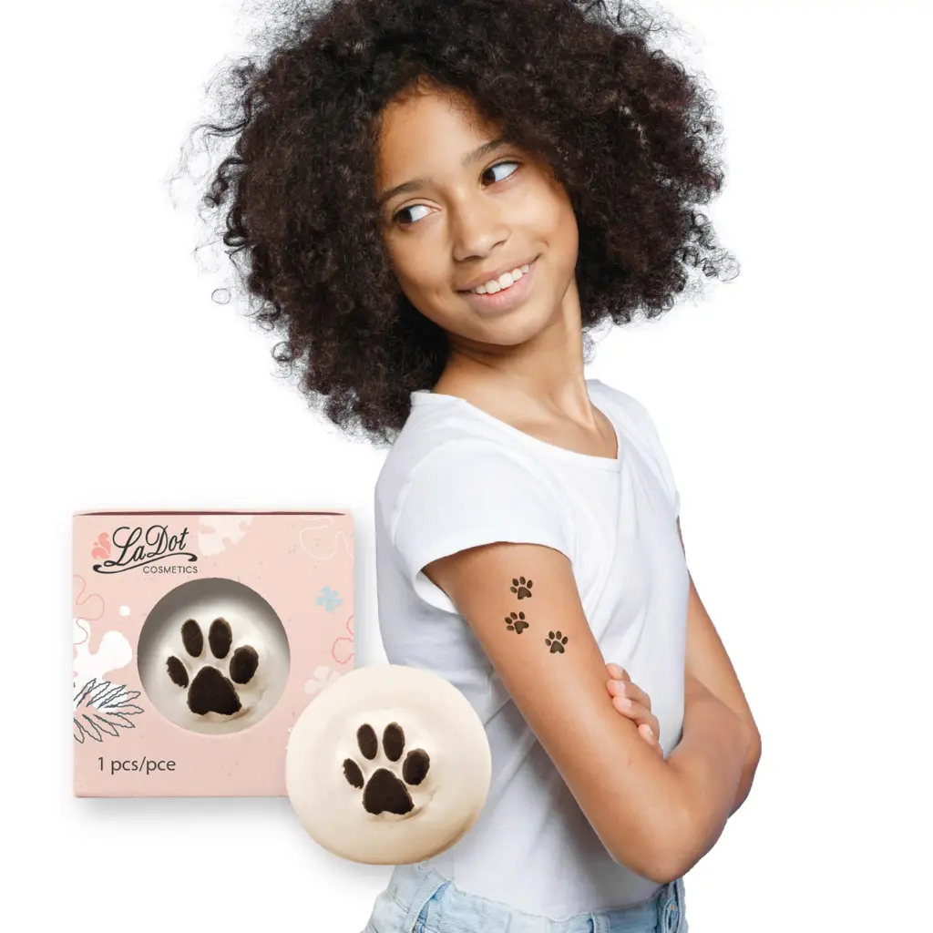 Tijdelijke tattoo Kattenpootje