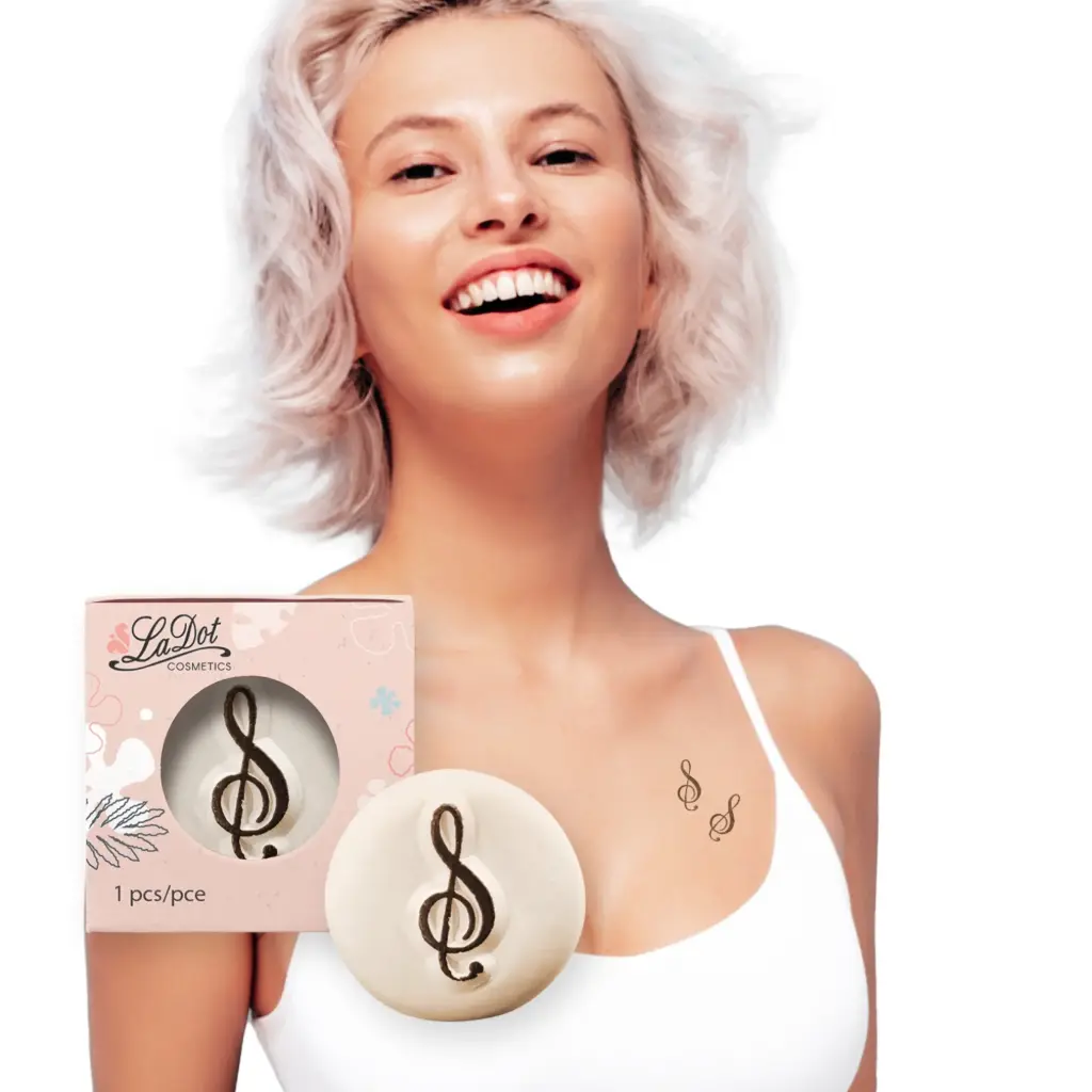 Tijdelijke tattoo Muzieknootje