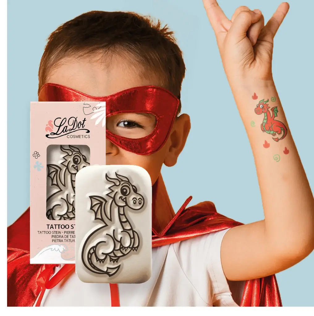 Tijdelijke tattoo kids draak 