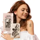 Tijdelijke tattoo Roosje
