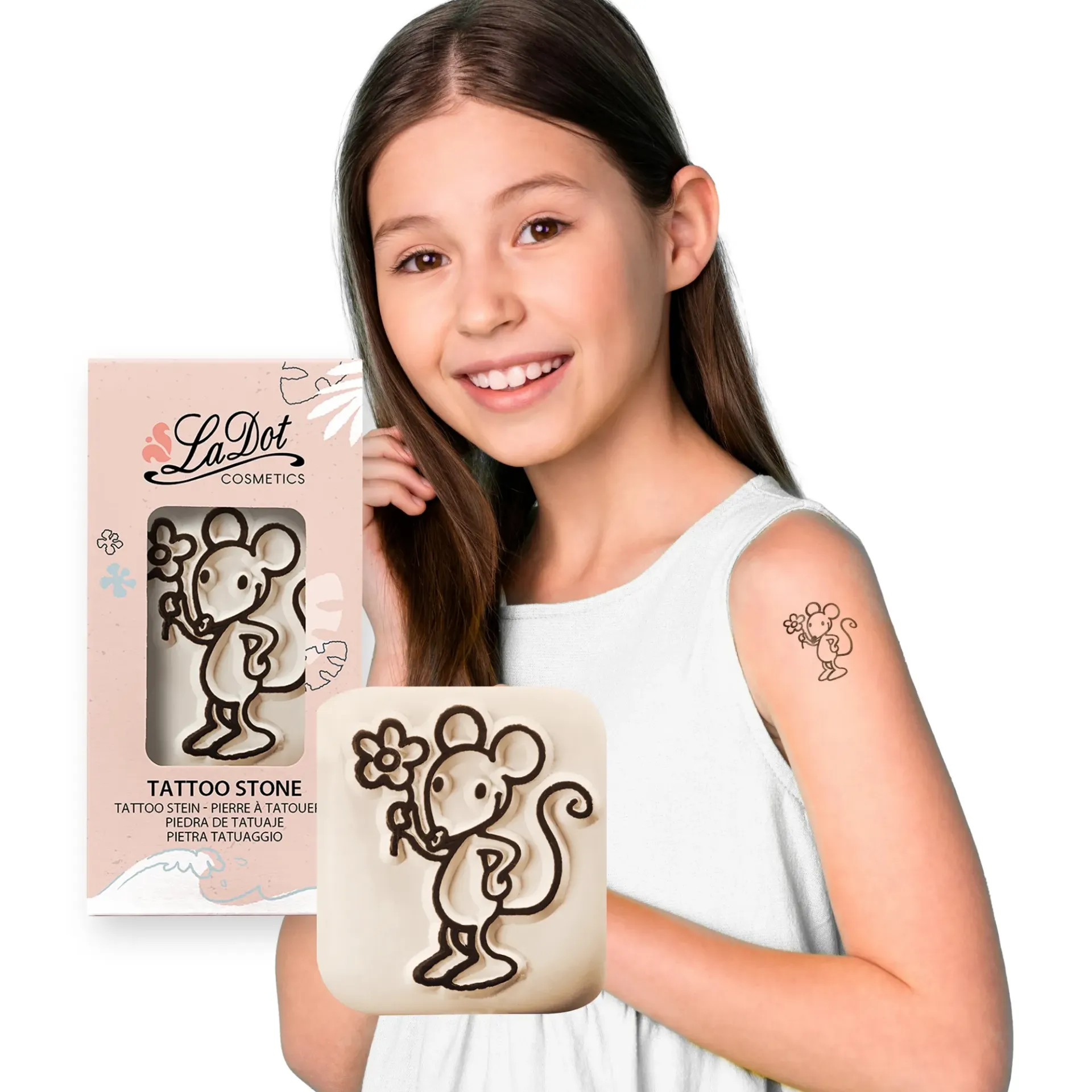 Tijdelijke tattoo Muis 